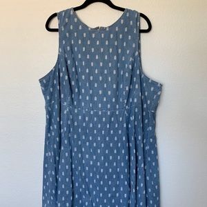 Torrid denim skater dress